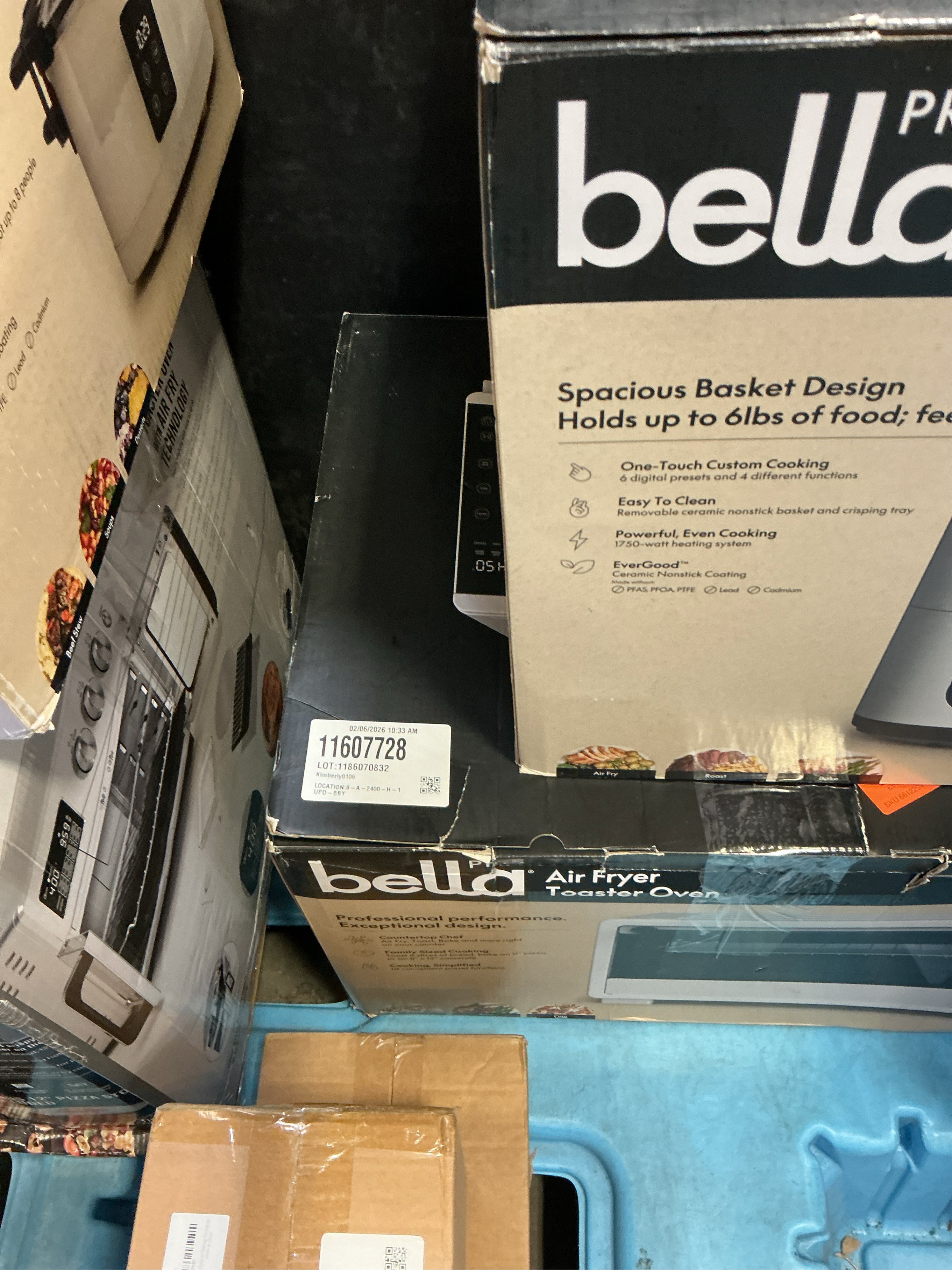 Bella PRO - 6-Slice Air Fryer Toaster Oven (0.88 Cu. Ft.) - Oatmilk