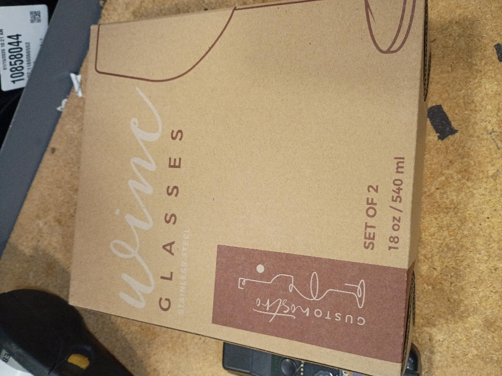 Gusto Nostro Stainless Steel Wine Glass - 18 oz - Unbreakable Rose Gold Wine Glasses for Travel, Camping and Pool - Fancy, Unique and Cool Portable Metal Wine Glass for Outdoor, Picnics (Set of 2)