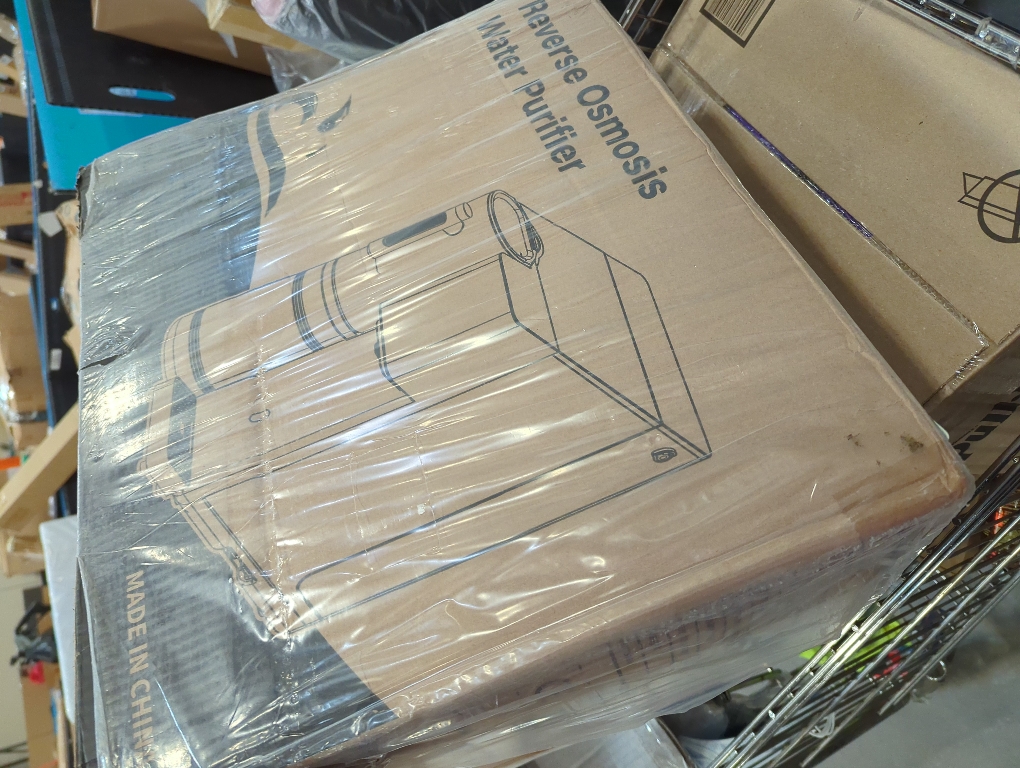 Reverse Osmosis Water Filter, Water Purifier, 8-Stage RO Filtration System, Portable Water Purifier Countertop for Kitchen, Office, RV, No Installation, White