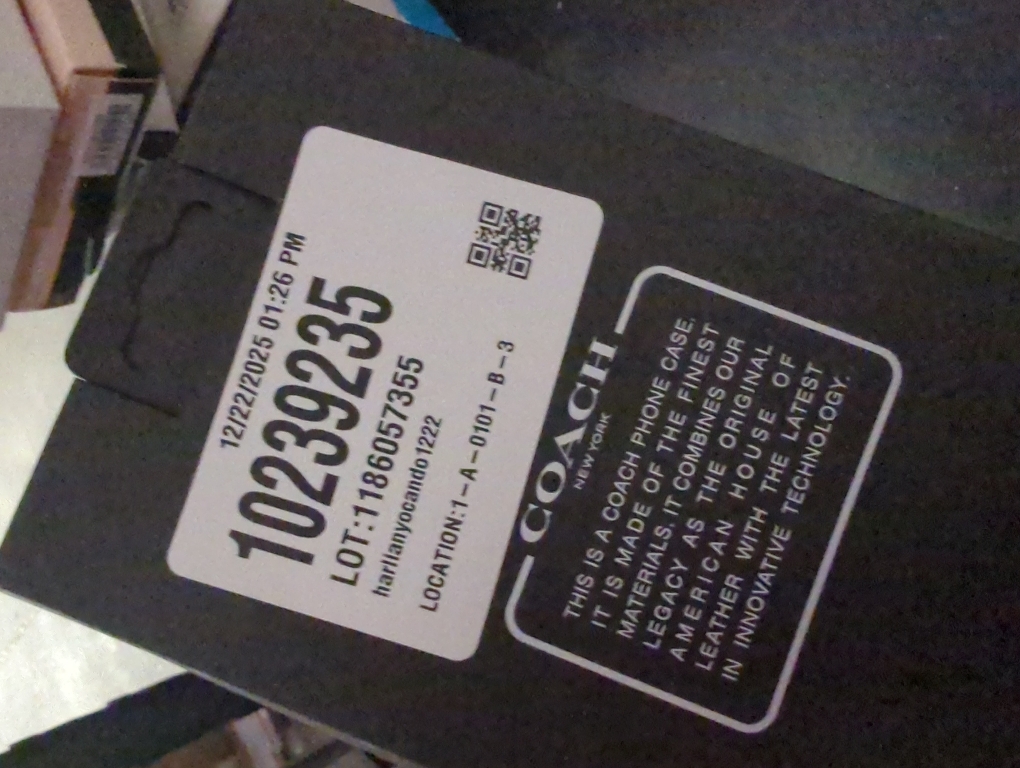 Coach Leather Slim Case for iPhone 12 mini Black