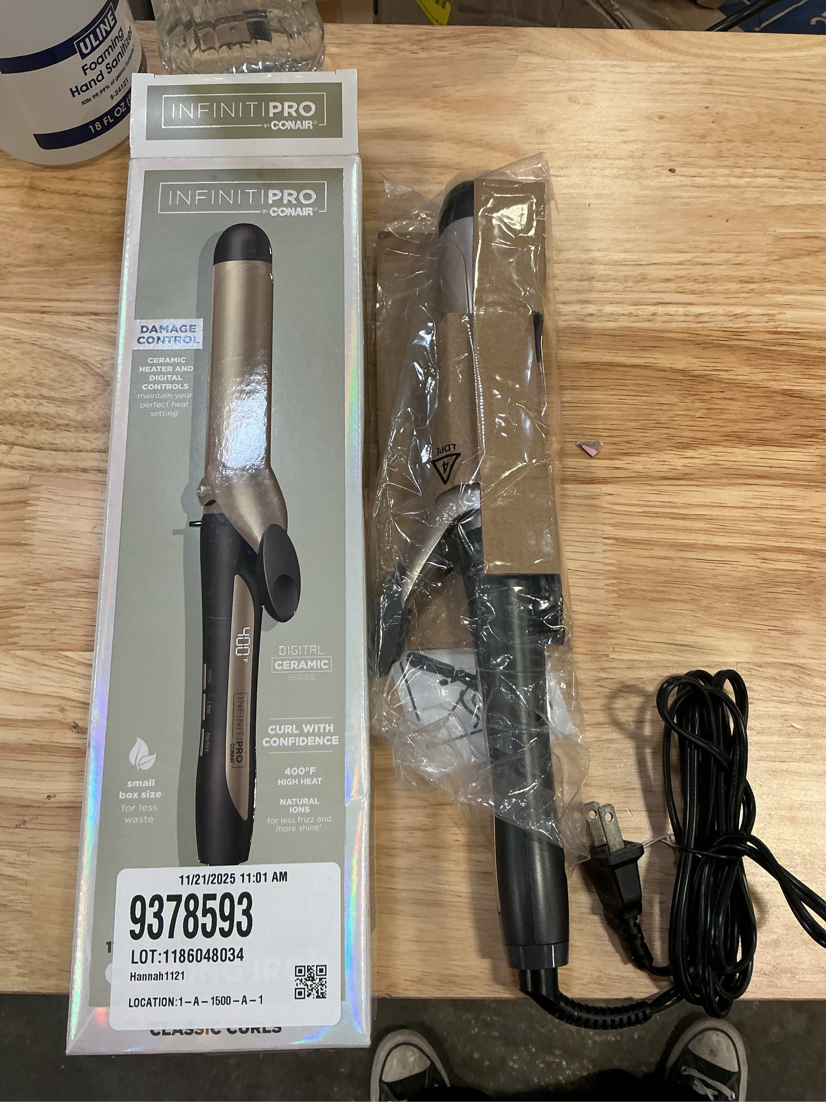 Conair InfinitiPro Digital Curling Iron - 1 1/4