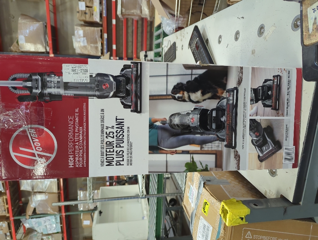 Hoover High Performance Swivel XL Vacuum Cleaner, Bagless Upright Vacuum, HEPA Media Filtration, MaxLife System, WindTunnel Technology, Corded Vacuum Cleaners for Home Use