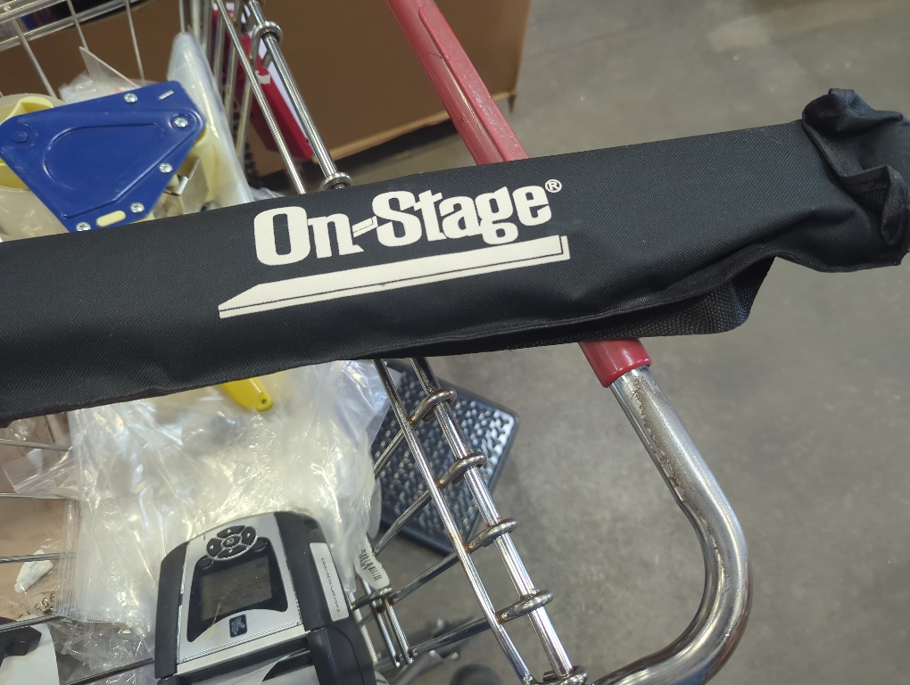 Color Black On-Stage Stands Compact Sheet Music Stand with Bag