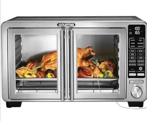 Gourmia XL Digital Air Fryer Toaster Oven with Single-Pull French Doors