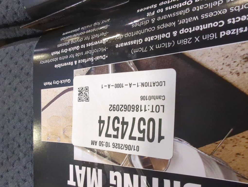 All-Clad Premium Reversible Dish Drying Mat for Kitchen: 16 x 28 Ultra-Absorbent, Long-Lasting, No Condensation, and Oversized for Large Pots and Pans - 2 Pack, Black