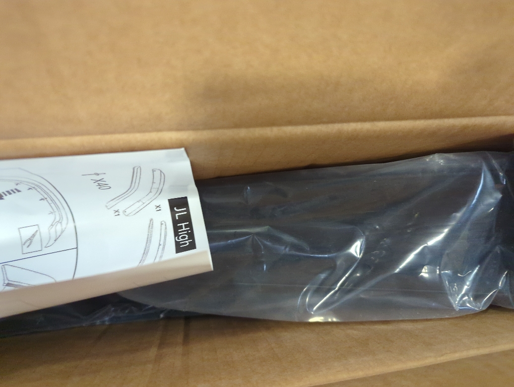 Front & Rear Fender Flares Extension Set Replacement for 2018-2024 Jeep Wrangler JL JLU Rubicon High Clearance Wheel Fender Flares, Not fit 4XE