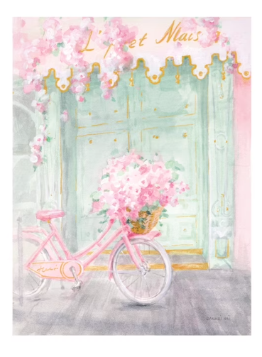 Danhui Nai 'Pastel Paris I' Canvas Art