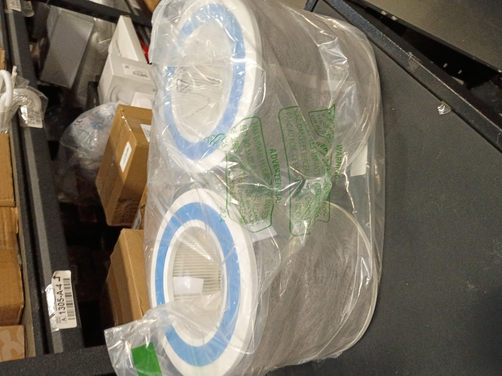 HP102 True HEPA Replacement Filter Compatible with Shark Air Purifier HP100, HP102, HC450, HC451, HC452, HC455, Compares to Part # HE1FKBAS and HE1FKPET, 2 Pack