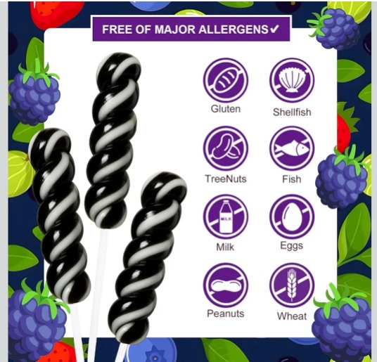 Well Spring Nutrition black and white swirl & twisty lollipop ?