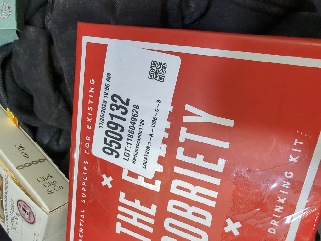 In The Event Of Sobriety Emergency Drinking Kit