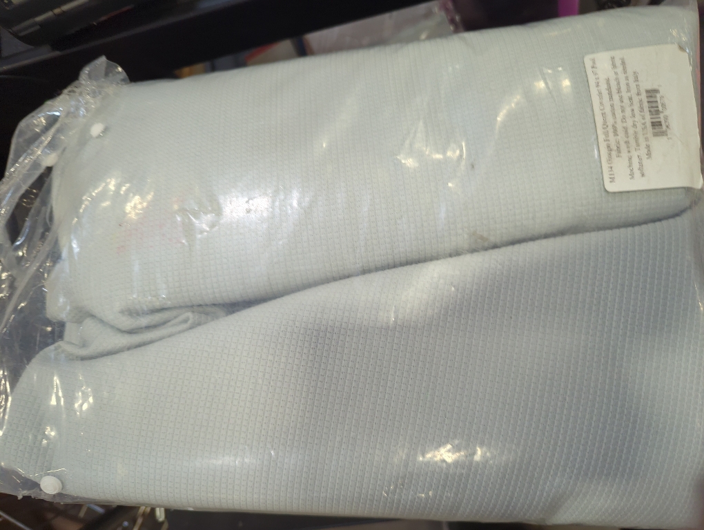 Matouk Full/Queen Coverlet 94 x 97 Pool Fabric Grey