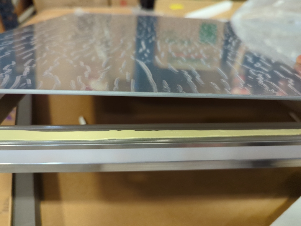 Silver Frame LED Mirror