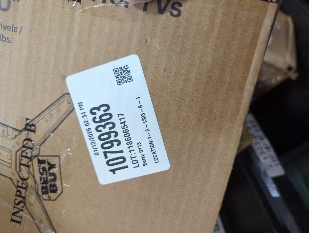 Best Buy Essentials™ - Tilting TV Wall Mount for up to 50 TVs - Black