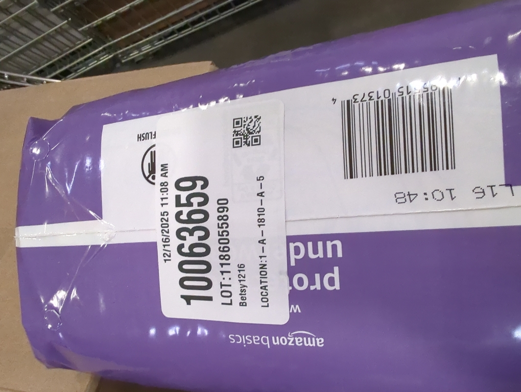 Amazon Basics Incontinence Underwear for Women, Protective, Disposable, Postpartum, Maximum Absorbency, XX-Large, Lavender, 14 Count