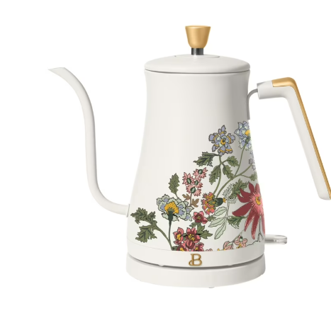 Beautifully 1-Liter Electric Gooseneck Kettle 1200 W, by Drew Barrymore,