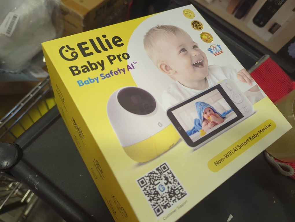 5 Monitor with 2.5K FHD Camera, Night Vision, 2-Way Audio, Pan-Tilt-Zoom, Crib & Wall Mount All Inside, No WiFi, No Subscription, with APP