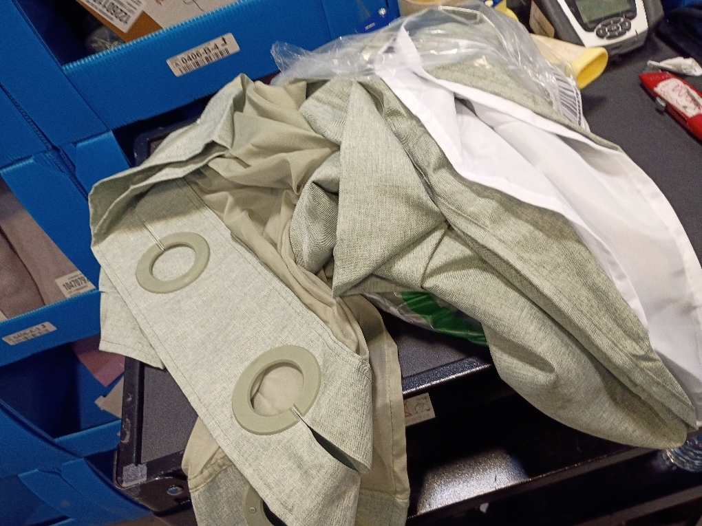 Wonicy Linen Texture Curtains for Bedroom Solid 100% Blackout Thermal Insulated Sage Green Curtains Grommet Room Darkening Curtains/Draperies for Living Room Nursery 52x84 Inch (2 Panels)