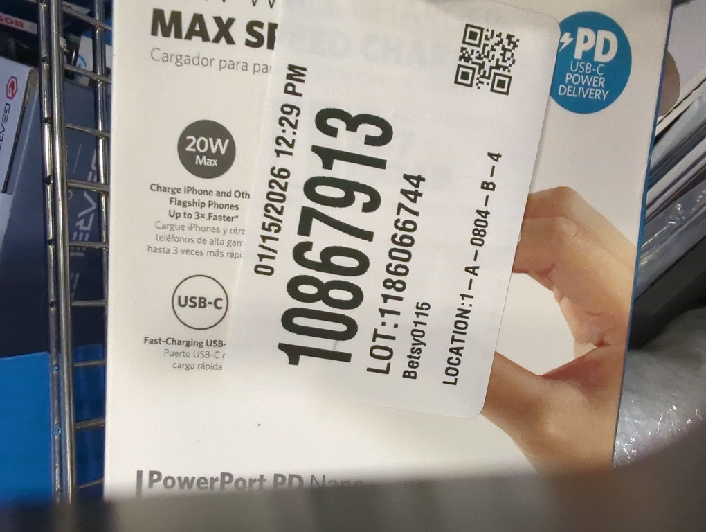 Anker Nano 20W 1-Port USB-C Wall Charger - White