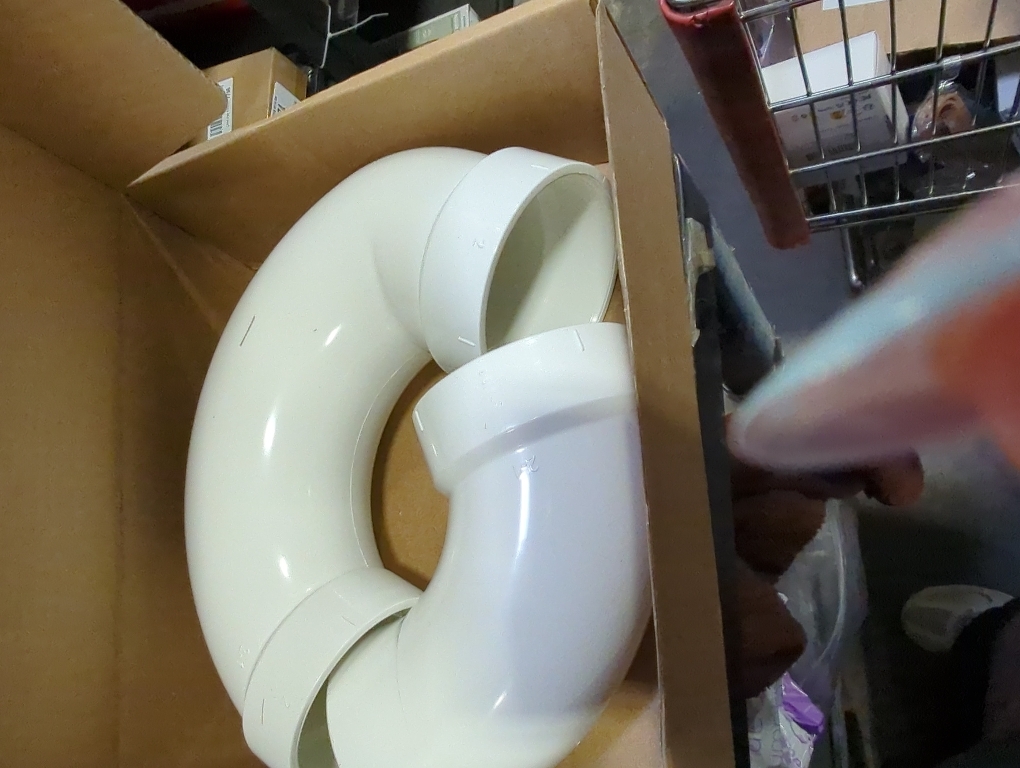 Canplas 193202 PVC DWV Trap SW HXH, 2-Inch, White