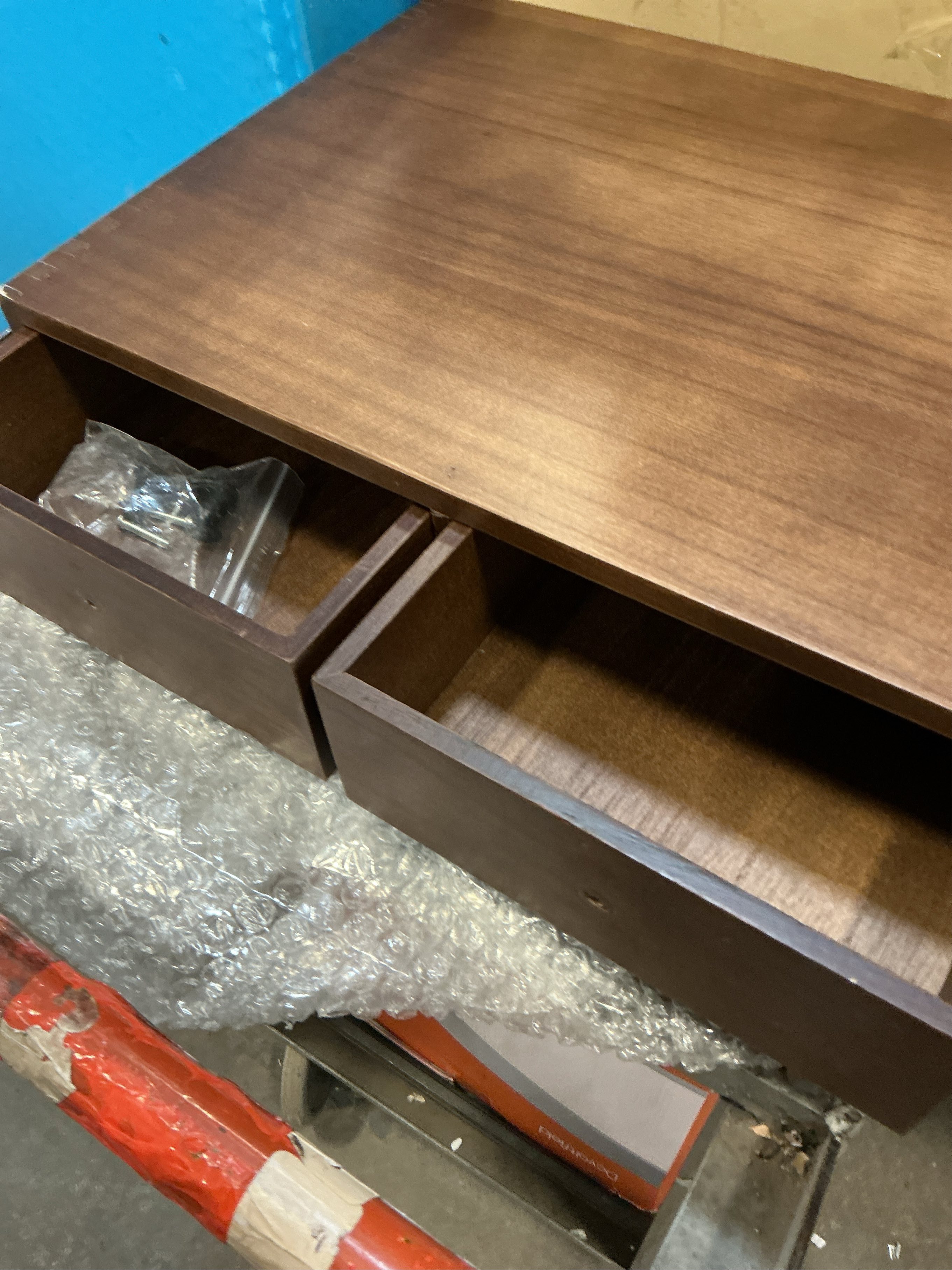 K Cup Holder, Wooden K Cup Organizer Box for Counter, Tea and Coffee Pod Storage Drawer Coffee Maker Stand, 30 Pod Capacity, Walnut Black