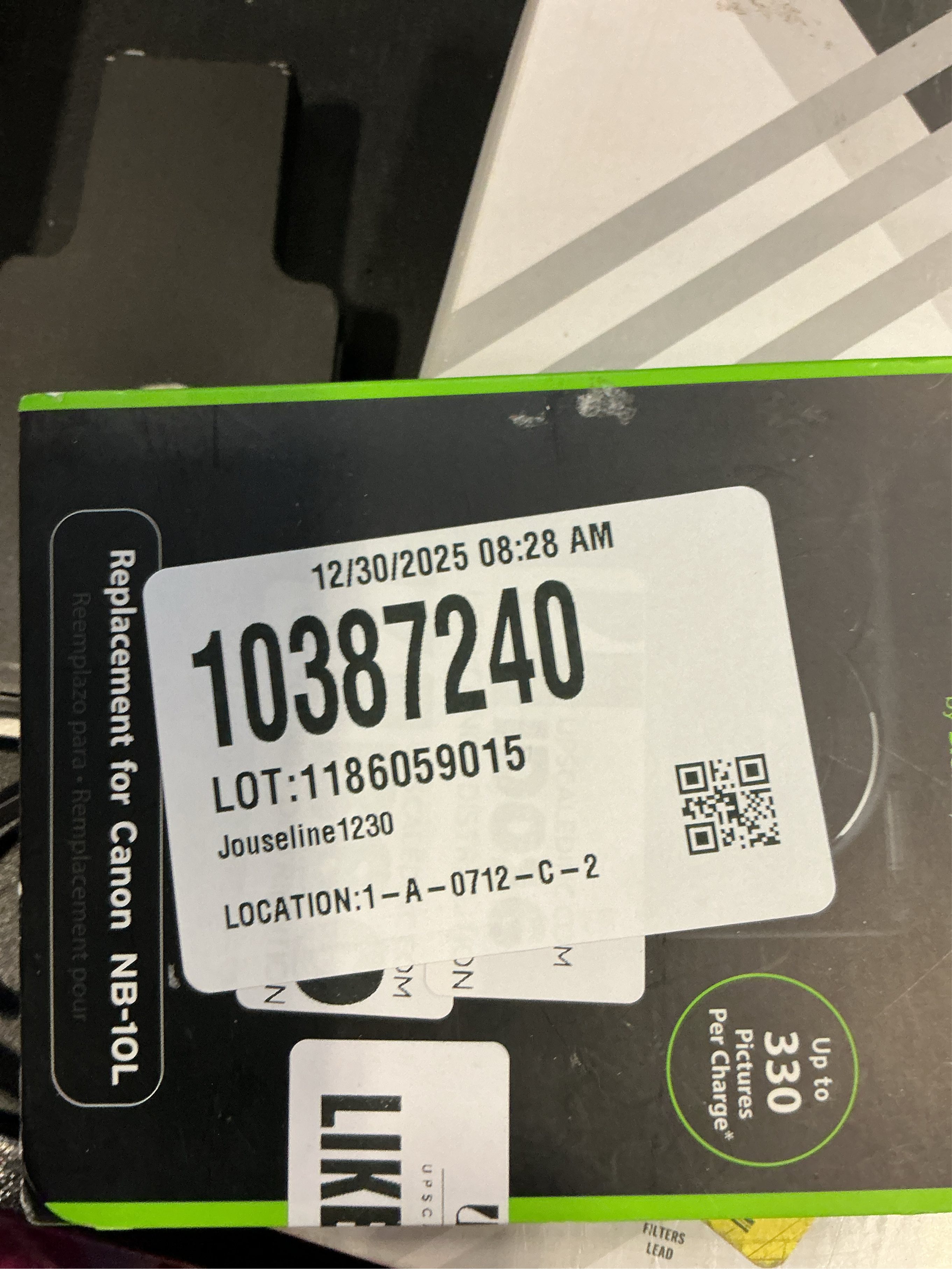 Digipower - Re-Fuel Rechargeable Lithium-Ion Replacement Battery for Canon NB-10L