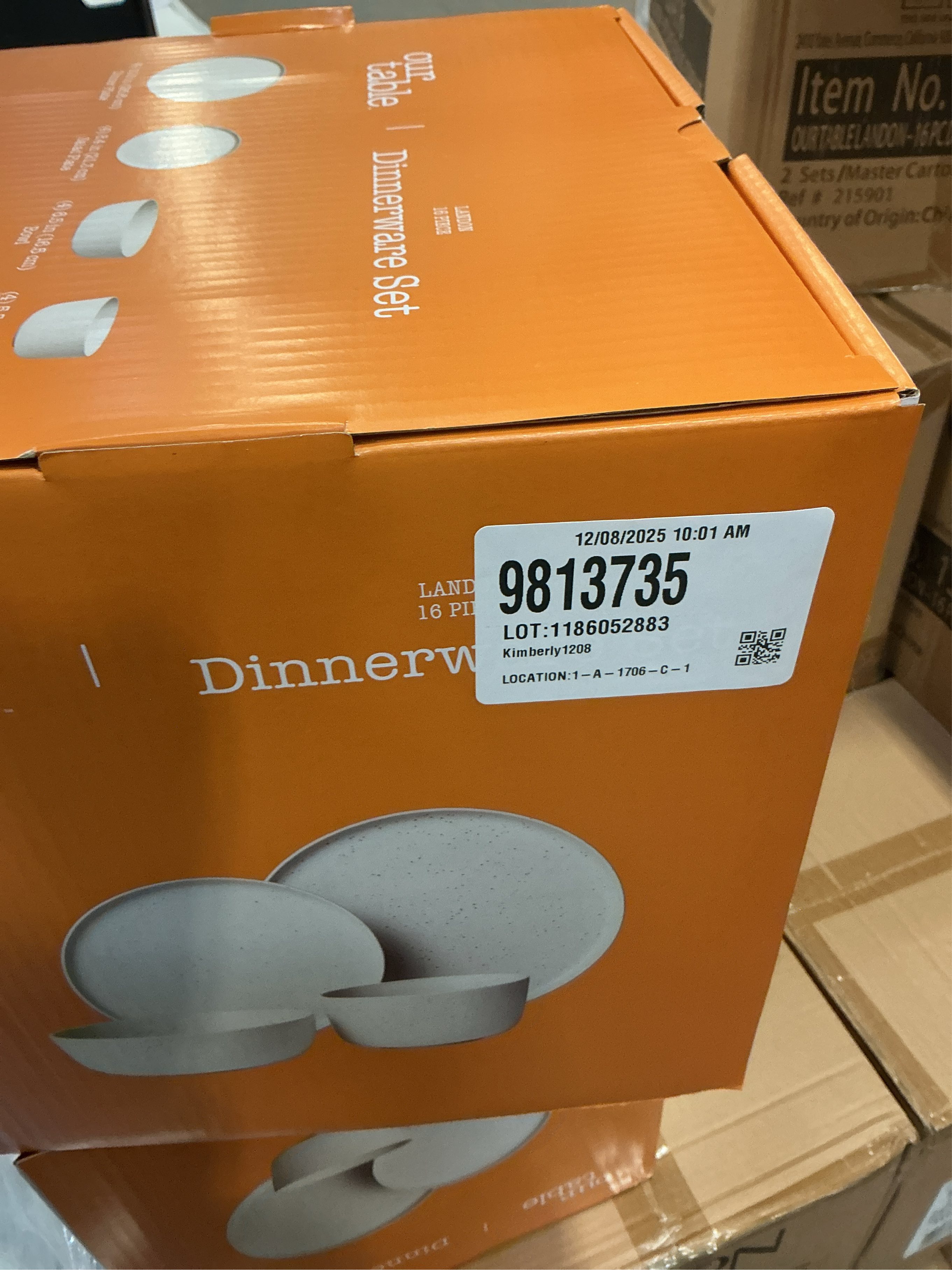 Our Table Landon 16-Piece Dinnerware Set in Sea Salt