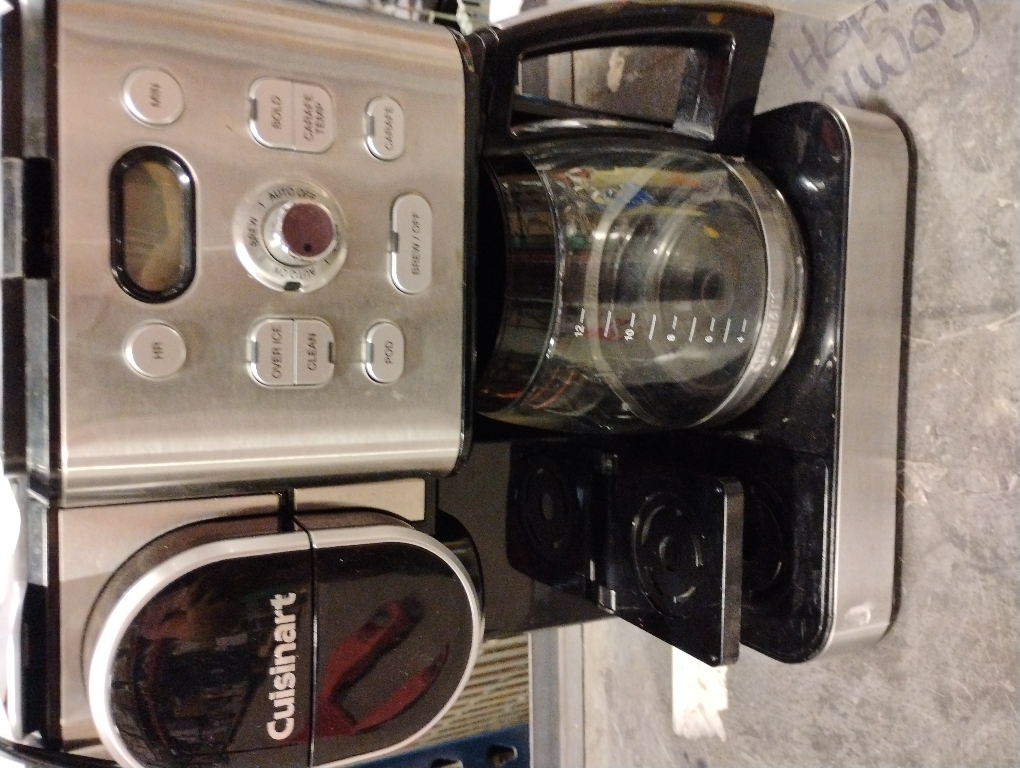 Cuisinart 12-Cup Coffee Maker, Single-Serve Brewer Glass Carafe, Automatic Hot & Iced Coffee Machine, Brew Strength Control and Pause, SS-16, Stainless Steel