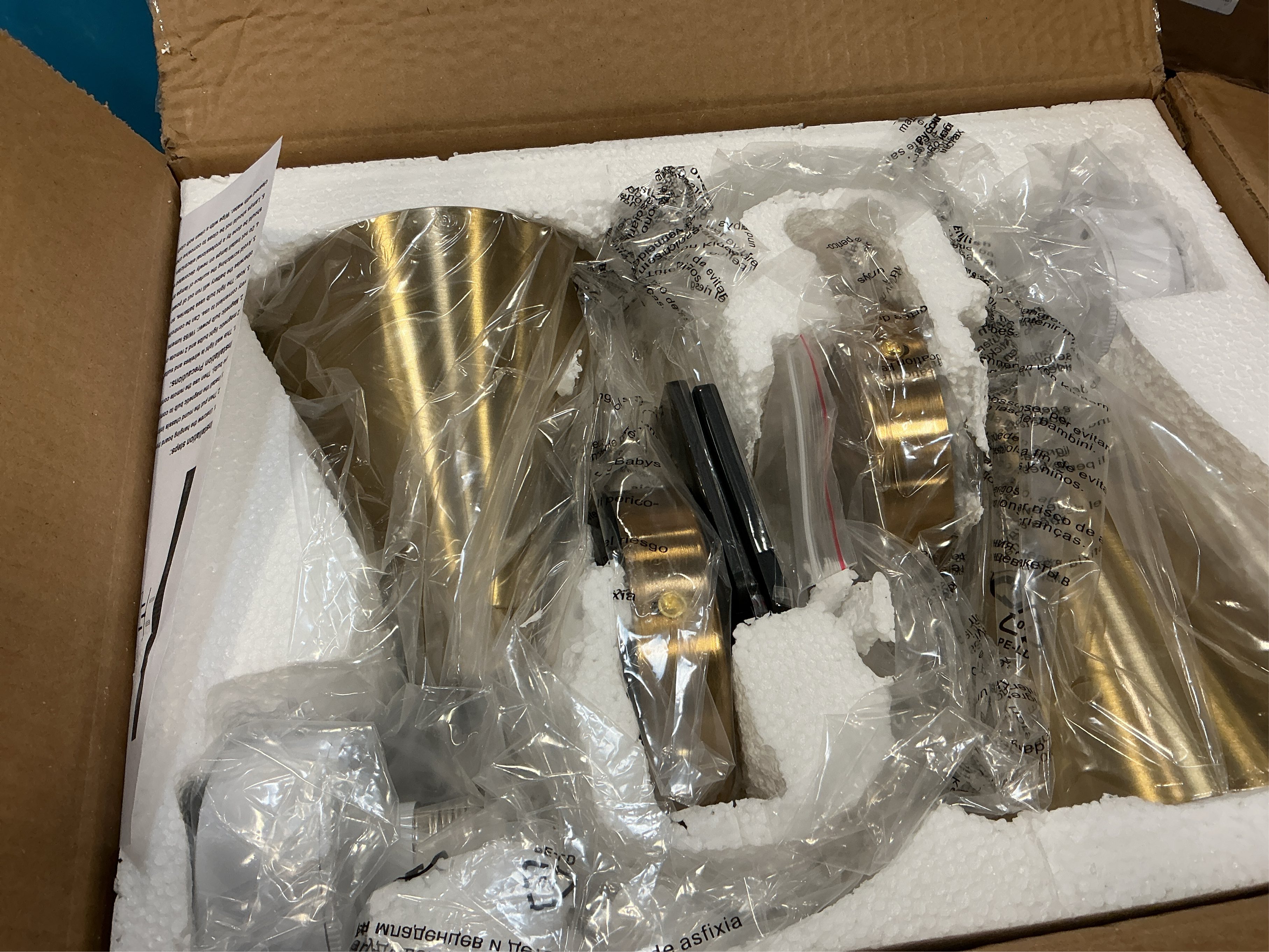 Vintage Cordless Gooseneck Battery Operated Wall Sconces Set of 2, Gold Bedside Battery Powered Wall Decor Lamps with Remote Control, Wireless Indoor LED Lights Fixture for Bedroom Hallway