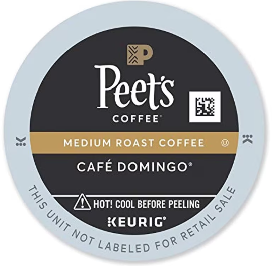 Peet's Coffee, Medium Roast Single Serve Coffee Pods, 100% Arabica Coffee - 5pc