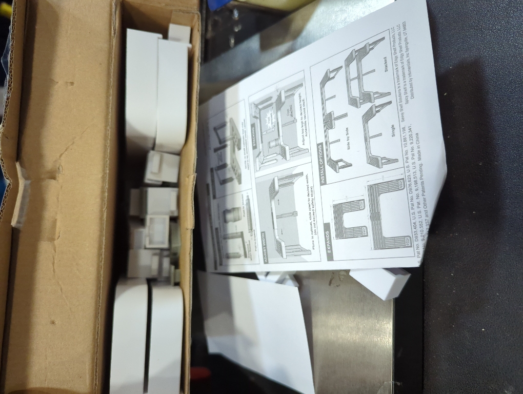 Spicy Shelf Premium – Expandable 2-Tier Spice Rack Organizer for Cabinets & Pantry – Adjustable Stackable Kitchen Seasoning Organizer – Strong Non-Slip Cabinet Organizer for Spices, Bottles & More