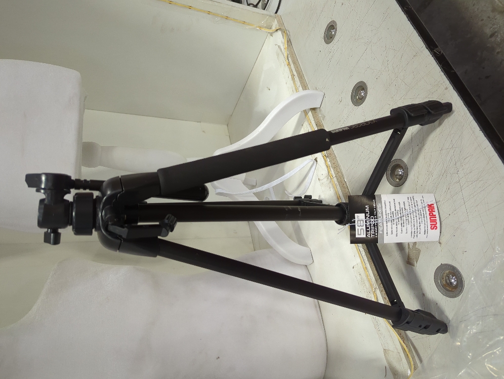 Camera Tripod,TopOne SAB233 Tabletop Aluminum Tripod with Rocker Arm,3-Way Pan/Tilt Head, Quick Release Plate for Cameras/FPV Monitors