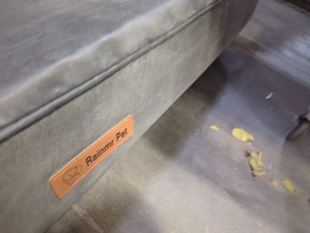 Orthopedic Dog Beds for Large Dogs, 7 Memory Foam Dog Beds with Waterproof Liner, Chew Proof Microsuede Cover, Removable and Washable, Nonskid Bottom L Grey