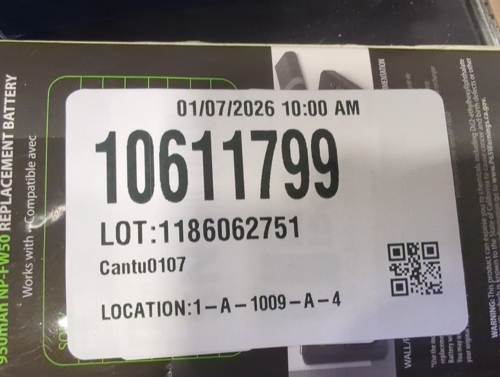 Digipower - BP-FW50 digital camera battery & charger kit, Replacement for Sony NP-FW50 battery pack - Black