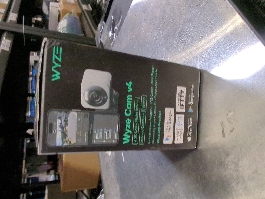 Wyze Cam V4 Plug-in Indoor and Outdoor Smart-Enabled Security Camera