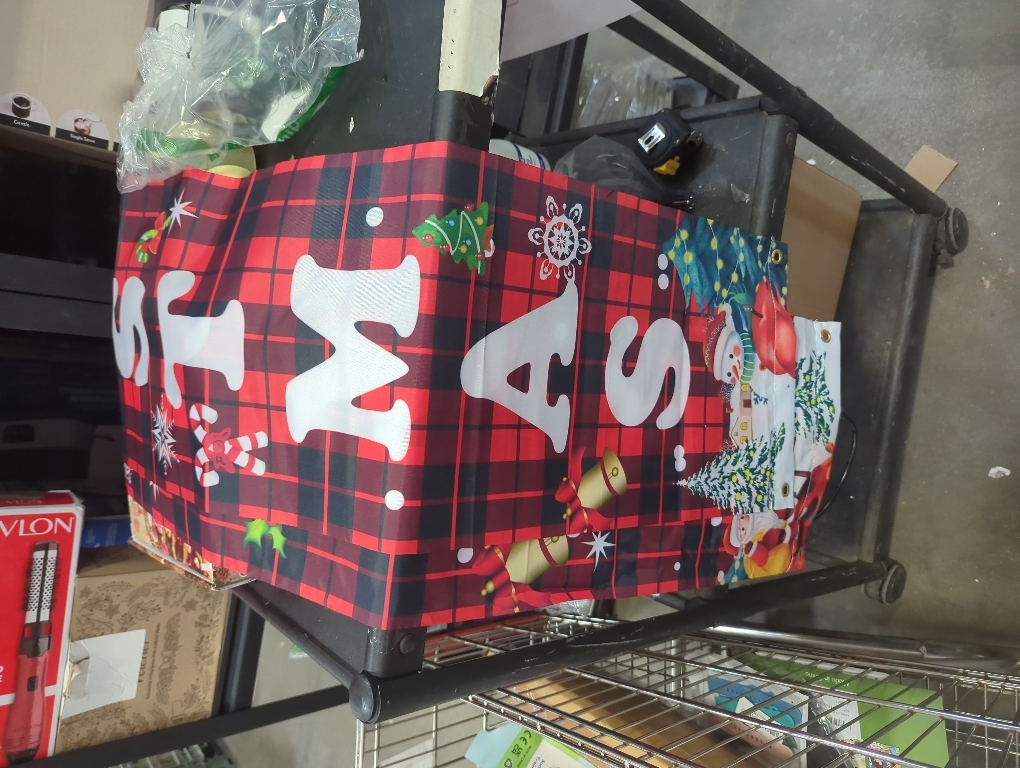 Christmas Decorations Red Black Buffalo Plaid Sign Set for Festival Merry Christmas Door Banner | Outdoor Yard & Front Porch | Indoor & Outdoor Xmas Decor for Home, Wall, Front Door, Yard, and Garage