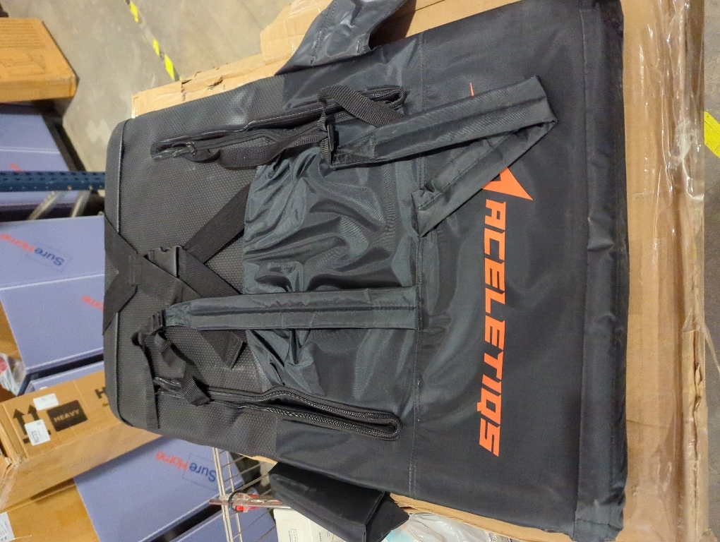 Heated Stadium Seats for Bleachers with Back Support – USB Battery Included - Upgraded 3 Levels of Heat - Foldable Chair - Cushioned, 4 Pockets for Snacks, Cup Holder - for Camping, Games & Sports