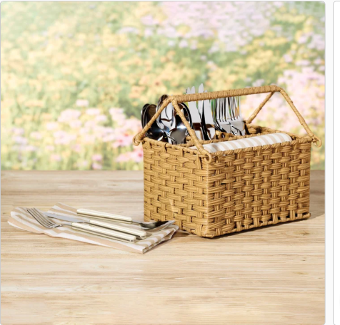 Oneida 24-piece Flatware Set with Caddy NEW