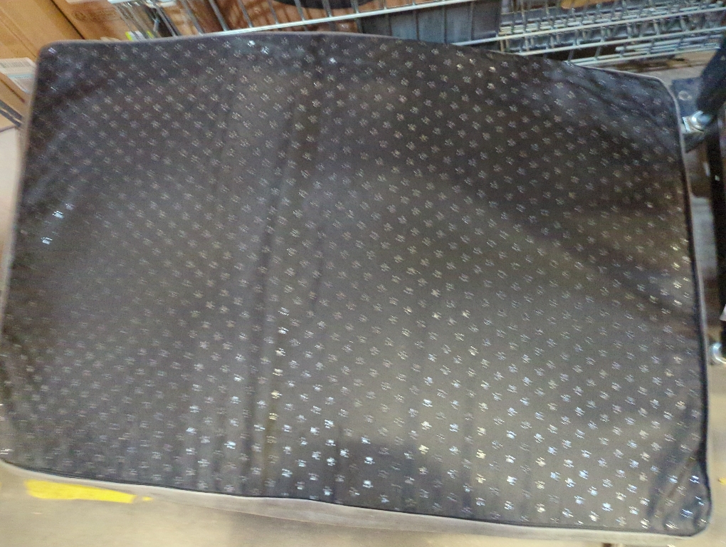 Orthopedic Dog Beds for Large Dogs, 7 Memory Foam Dog Beds with Waterproof Liner, Chew Proof Microsuede Cover, Removable and Washable, Nonskid Bottom L Grey