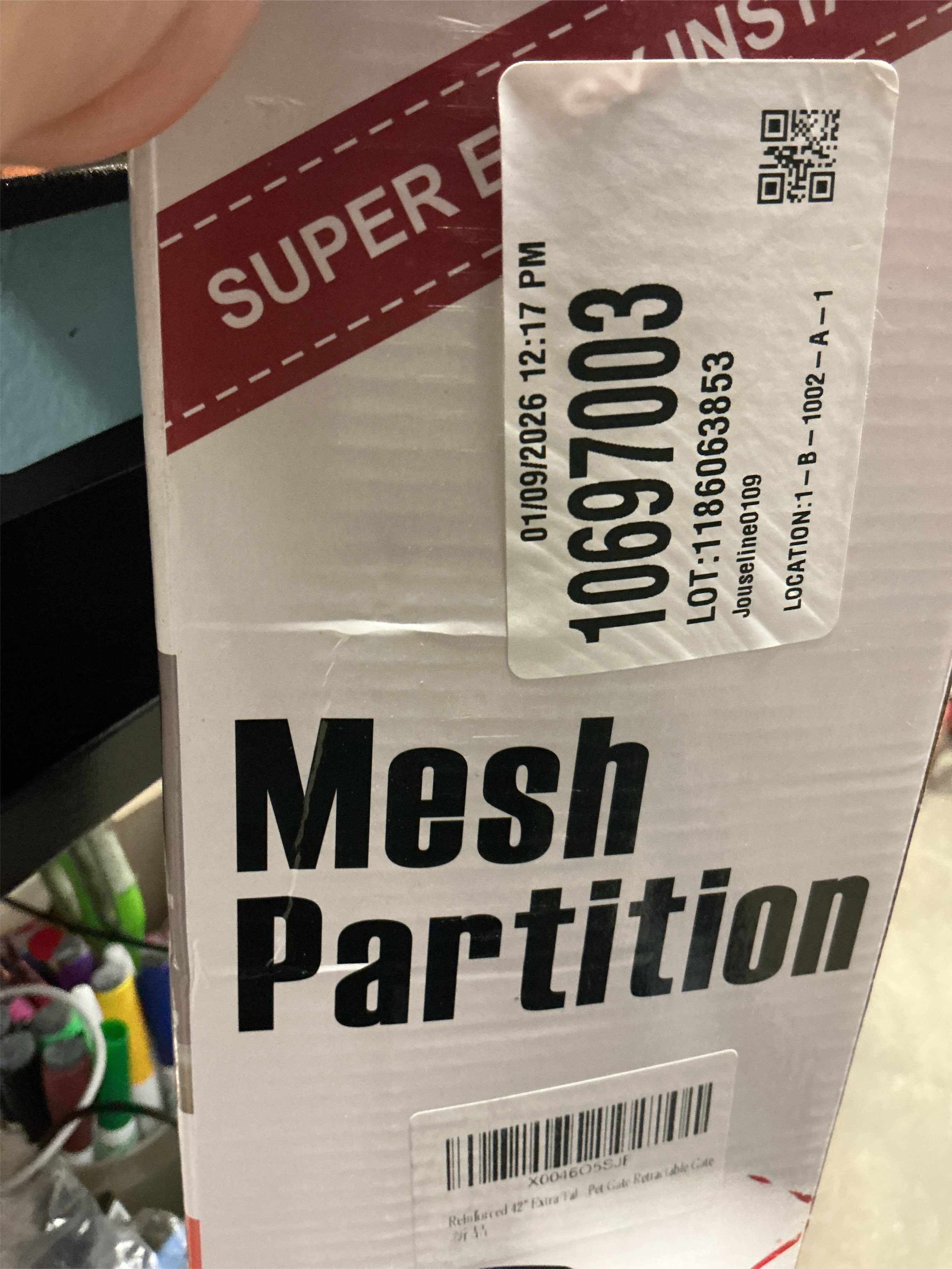 Reinforced 42 Tall X 120 Extra Wide Retractable Baby Gate Extra Long Baby Gates for Large Openings Prevent Kids and Pets from Jumping Over Retractable Pet Gate Reinforced Puppy Gates for Dogs, Black