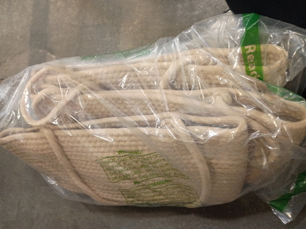 OrganiHaus Over the Door Hanging Basket for Organizing, 3-Tier Hanging Wall Basket for Storage, Boho Nursery Decor for Wall, Behind Door Wall Storage, Wall Organizer for Office, Wall Toy Storage Honey