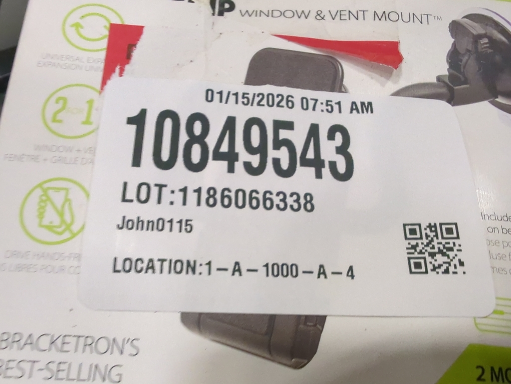 Bracketron TripGrip Window & Vent Mount - Black