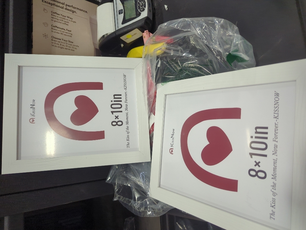 8x10 Picture Frame 2 Pack, White Solid Wood Gallery Photo Frame, Wall Hanging or Tabletop Display