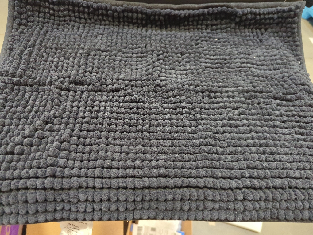 Small Black Bathmat
