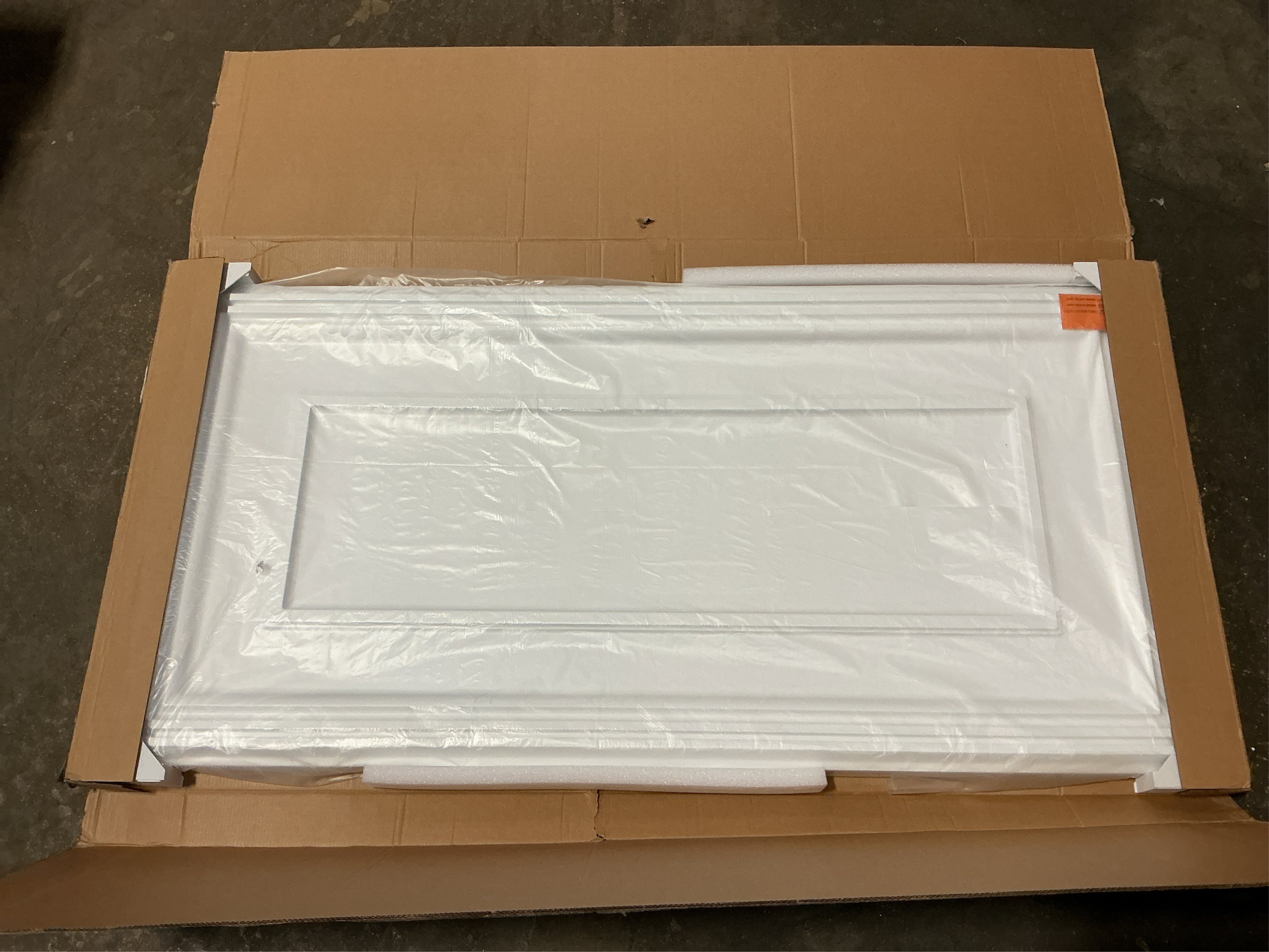 Art3d Drop Ceiling Tiles, 24x48in. White (12-Pack), Polyvinyl Chloride (PVC), Glue Down