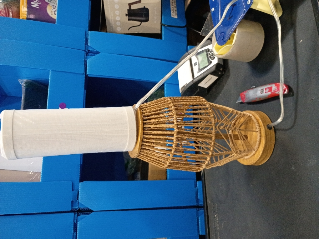 21 Boho Lamps Set of 2 for Bedroom Farmhouse Table Lamps for Living Room Rattan Wicker Rustic Bedside Lamps for Nightstand Vintage Desk Lamp for Home Office End Table Brown (2 Pack)