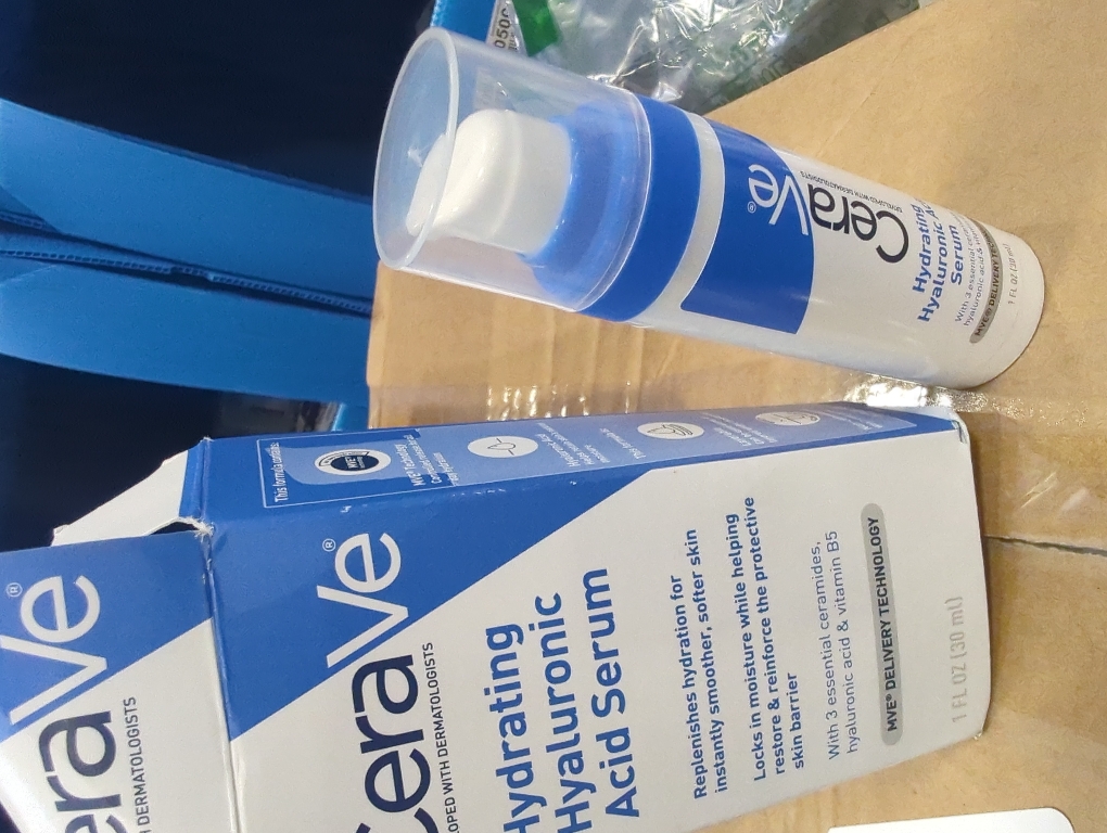 CeraVe Hydrating Hyaluronic Acid Face Serum for Normal to Dry Skin, 1 OZ