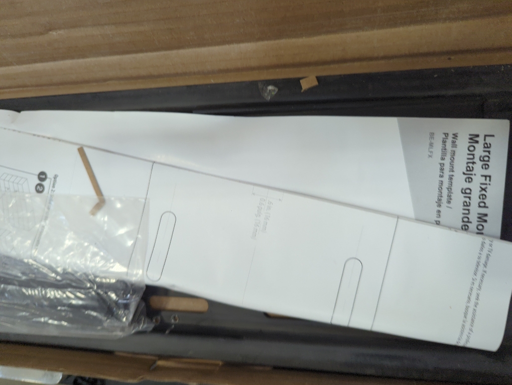 Best Buy Essentials  - Fixed TV Wall Mount for Most 37 90 TVs - Black