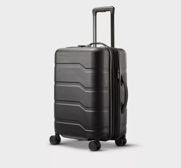 Hardside Carry On Spinner Suitcase Black