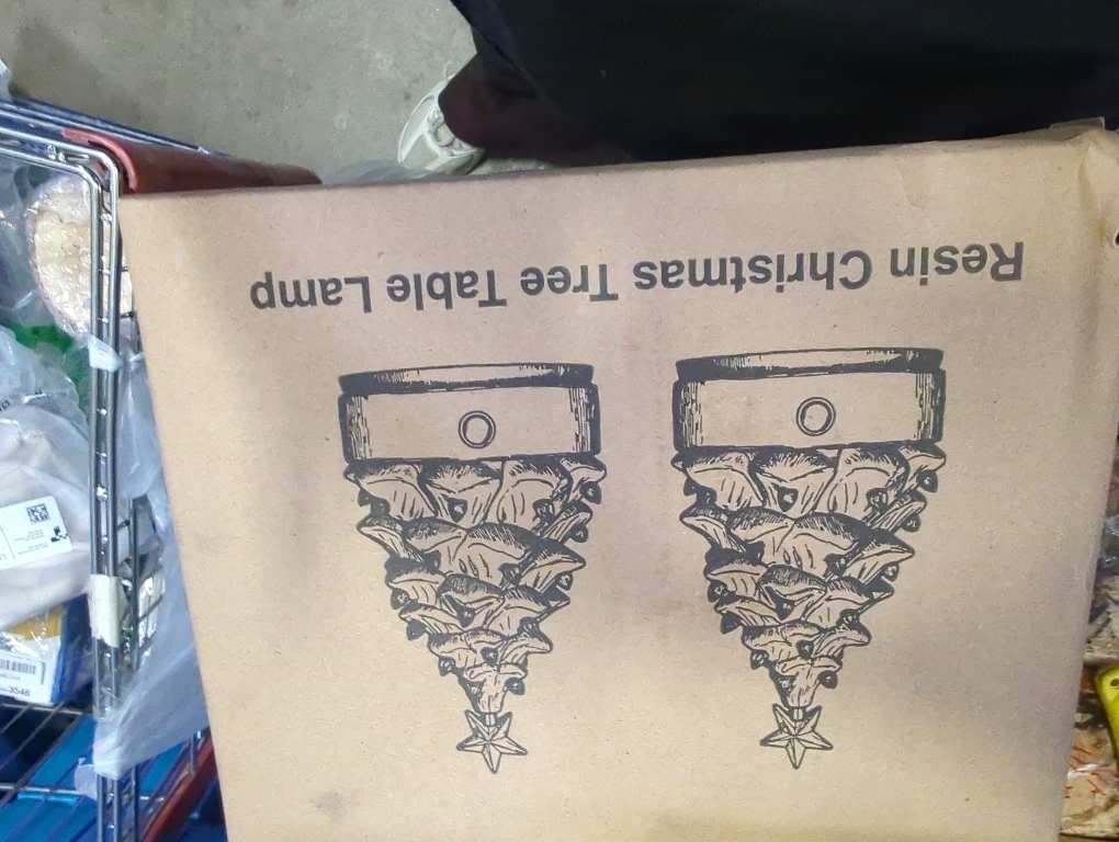 Brightever Set of 2 Small Christmas Tree Touch Control Night Lights - 7H Shatterproof Snowflake Xmas Tree Table Lamp USB Rechargeable for Vintage Christmas Decor, DIY White/Gold Star Toppers Included