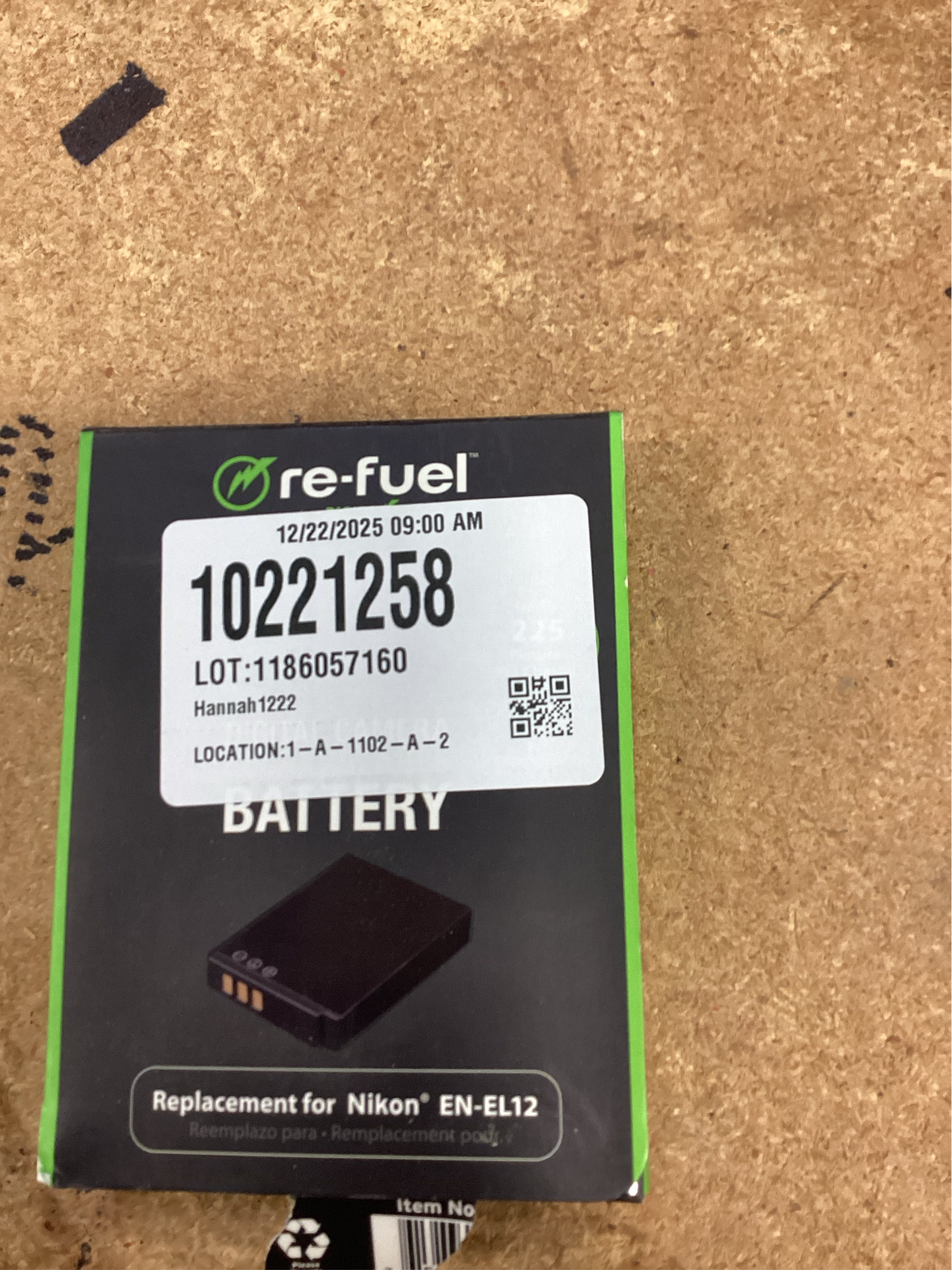 Digipower - Digital camera replacement battery for Nikon EN-EL12 battery pack